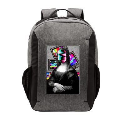 Mona Lisa Glitch Vector Backpack