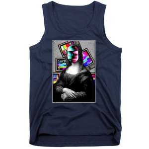 Mona Lisa Glitch Tank Top