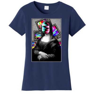 Mona Lisa Glitch Women's T-Shirt