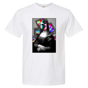 Mona Lisa Glitch Garment-Dyed Heavyweight T-Shirt