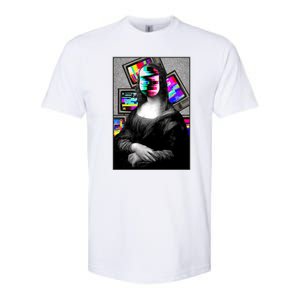 Mona Lisa Glitch Softstyle CVC T-Shirt