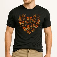 Monarch Butterfly Heart Cooling Performance Crew T-Shirt
