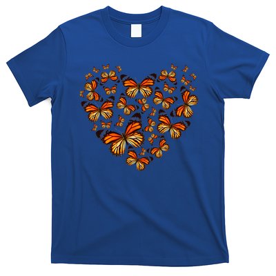 Monarch Butterfly Heart T-Shirt