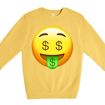 Money Emoji Premium Crewneck Sweatshirt