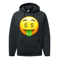 Money Emoji Performance Fleece Hoodie