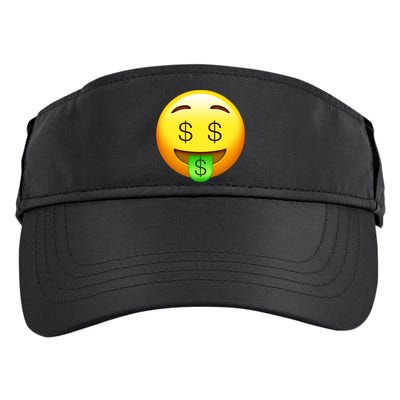 Money Emoji Adult Drive Performance Visor