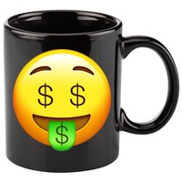 Money Emoji 11oz C Handle Ceramic Mug