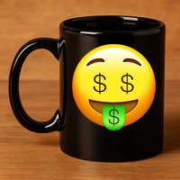 Money Emoji 11oz C Handle Ceramic Mug