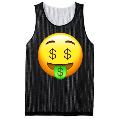 Money Emoji Mesh Reversible Basketball Jersey Tank