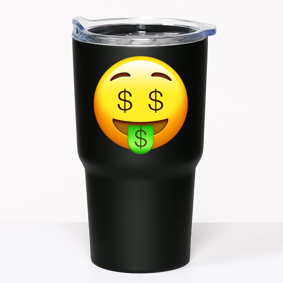 Money Emoji Tumbler