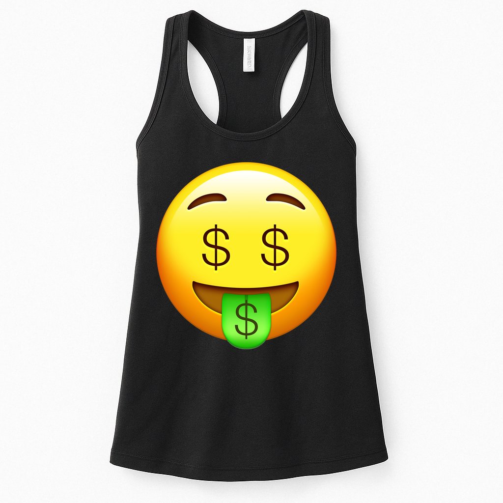 Money Emoji Womens Tank Top