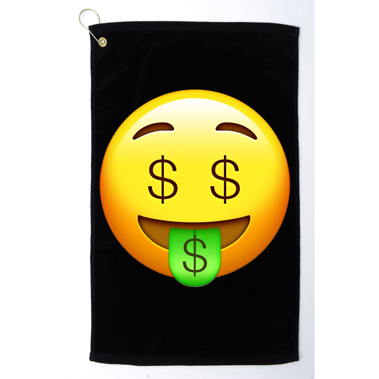 Money Emoji Golf Towel