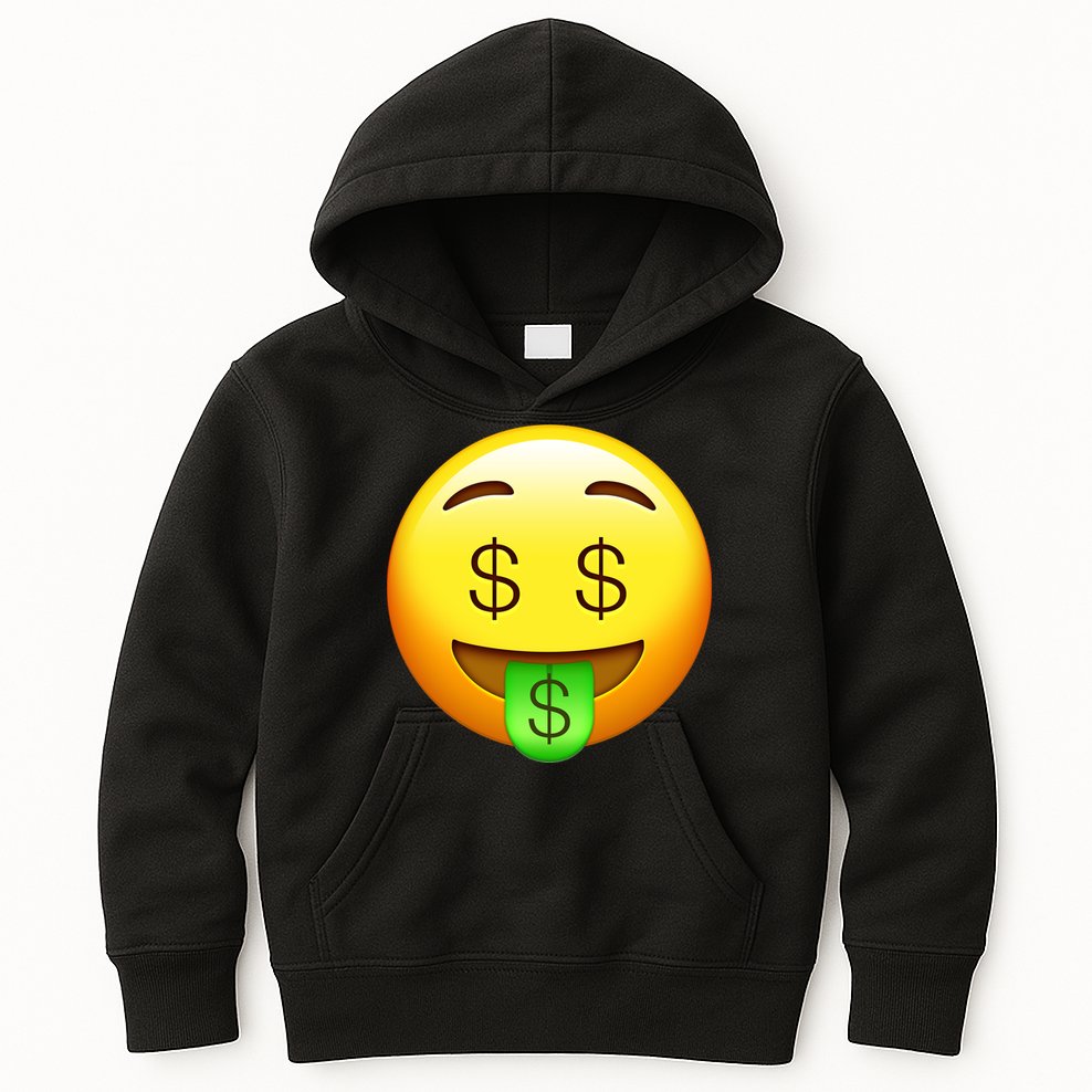Money Emoji Kids Hoodie