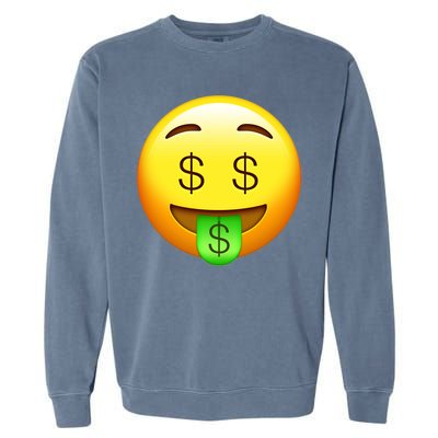 Money Emoji Garment-Dyed Sweatshirt