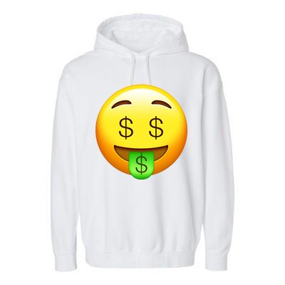 Money Emoji Garment-Dyed Fleece Hoodie