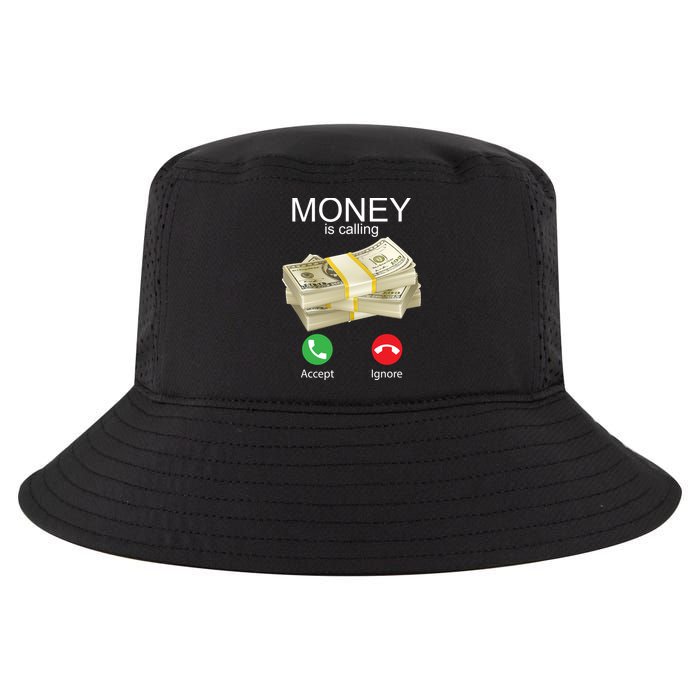 Money Is Calling Cool Comfort Performance Bucket Hat