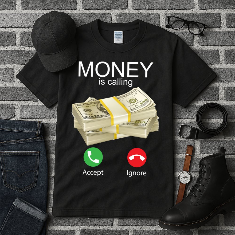 Money Is Calling Tall T-Shirt