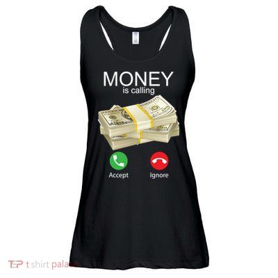 Money Is Calling Ladies Essential Flowy Tank