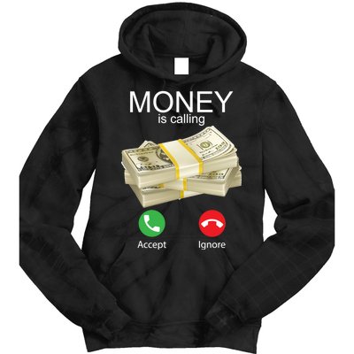 Money Is Calling Tie Dye Hoodie