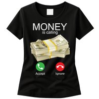Money Is Calling Womens T-Shirt