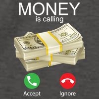 Money Is Calling Vector Backpack