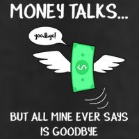 Money Talks But All Mine Ever Says Goodbye Hat