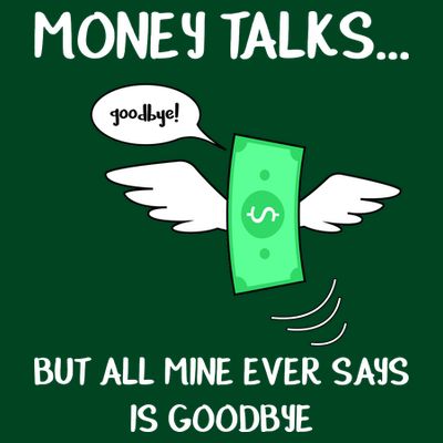 Money Talks But All Mine Ever Says Goodbye T-Shirt