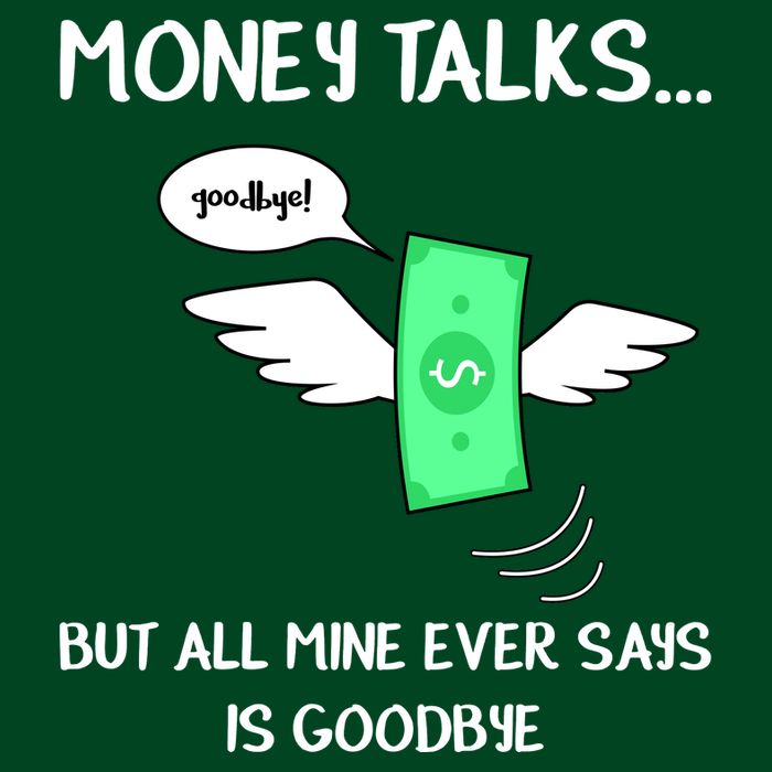 Money Talks But All Mine Ever Says Goodbye T-Shirt