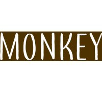 Monkey Bumper Sticker