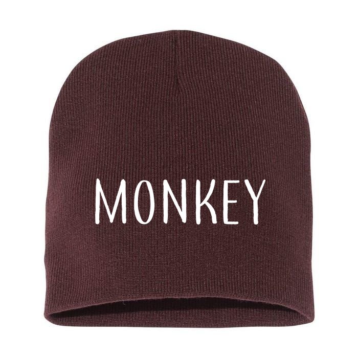 Monkey Short Acrylic Beanie