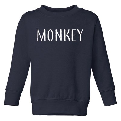 Monkey Toddler Sweatshirt