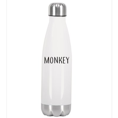 Monkey Stainless Steel Insulated Water Bottle