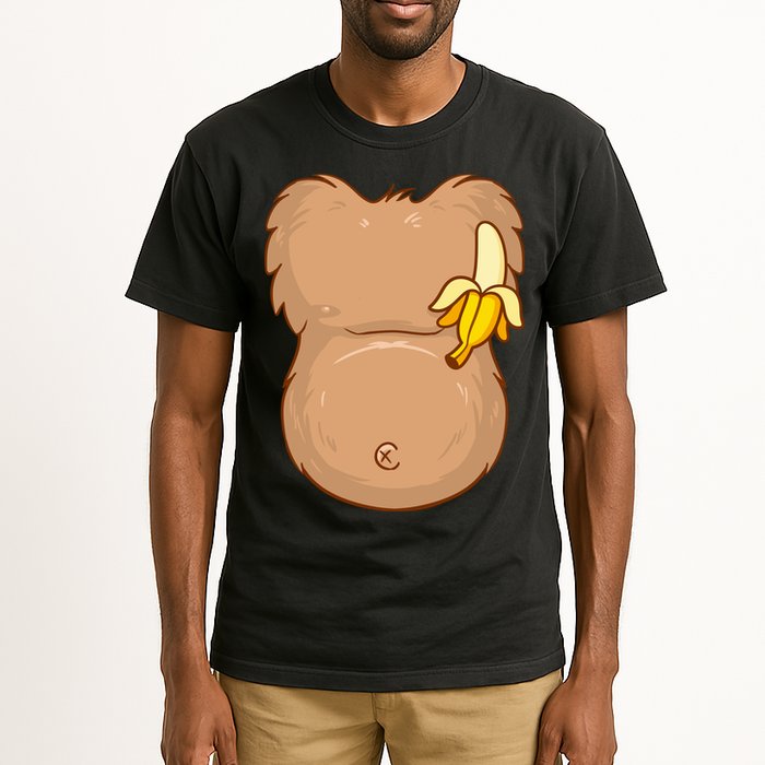 Monkey Ape Belly Costume Tall T-Shirt