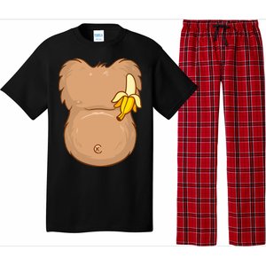 Monkey Ape Belly Costume Pajama Set