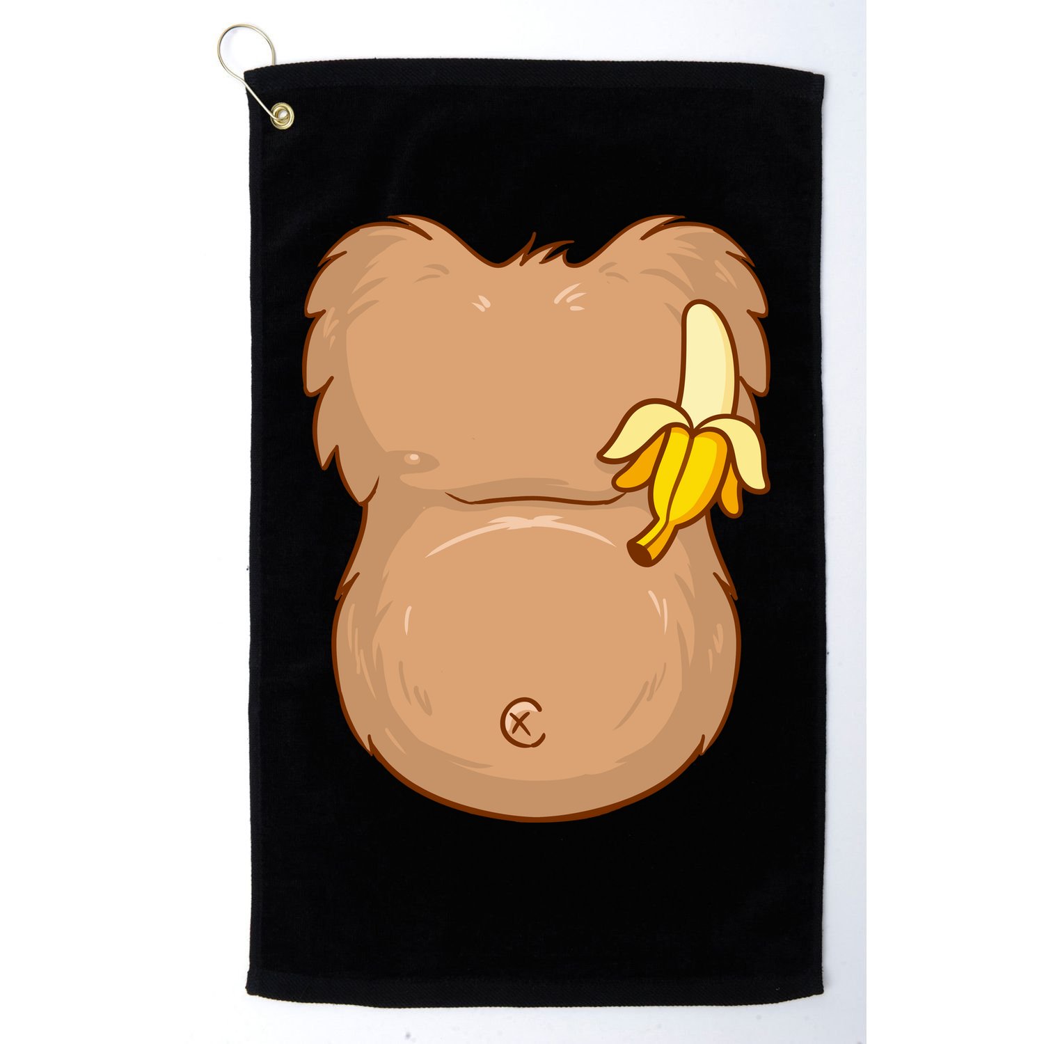 Monkey Ape Belly Costume Golf Towel