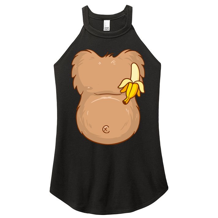 Monkey Ape Belly Costume Women's Perfect Tri Rocker Tank