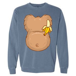 Monkey Ape Belly Costume Garment-Dyed Sweatshirt