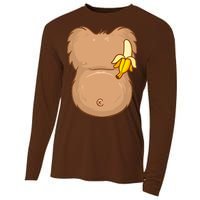 Monkey Ape Belly Costume Cooling Performance Long Sleeve Crew