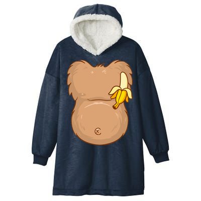 Monkey Ape Belly Costume Hooded Wearable Blanket