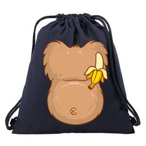 Monkey Ape Belly Costume Drawstring Bag