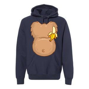 Monkey Ape Belly Costume Premium Hoodie