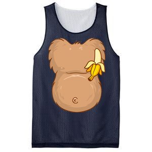 Monkey Ape Belly Costume Mesh Reversible Basketball Jersey Tank