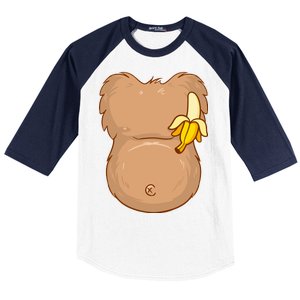 Monkey Ape Belly Costume Baseball Sleeve Shirt