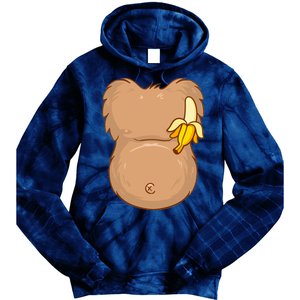 Monkey Ape Belly Costume Tie Dye Hoodie