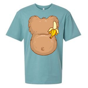 Monkey Ape Belly Costume Sueded Cloud Jersey T-Shirt