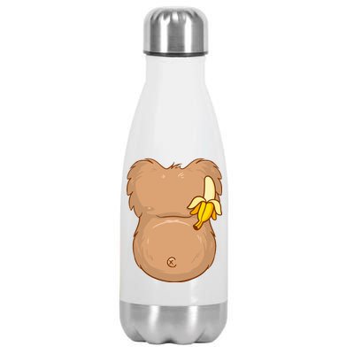 Monkey Ape Belly Costume Stainless Steel Insulated Water Bottle