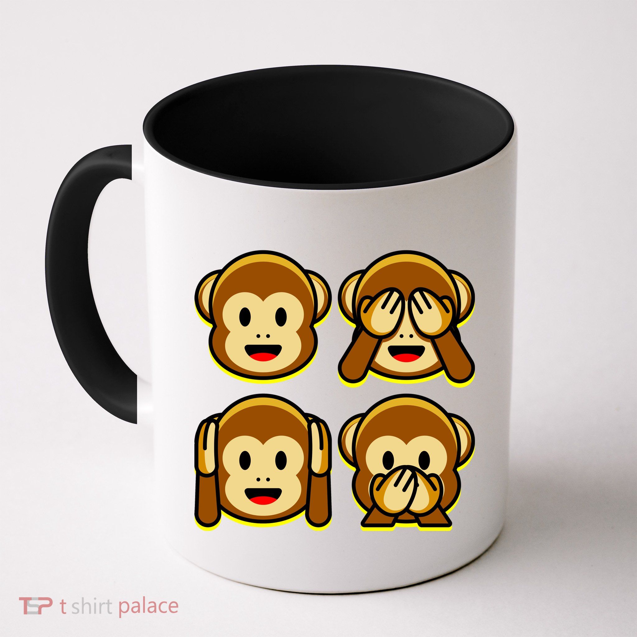 Monkey Emoji Smiley Face Mug