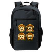 Monkey Emoji Smiley Face Backpack