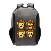 Monkey Emoji Smiley Face Vector Backpack