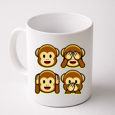 Monkey Emoji Smiley Face Coffee Mug